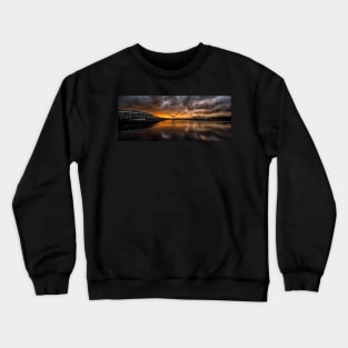 Infinity Bridge Sunset Crewneck Sweatshirt